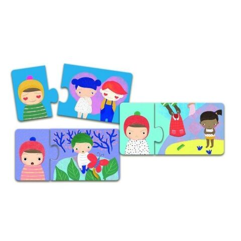 Djeco İkili Puzzle / Duo Emotions