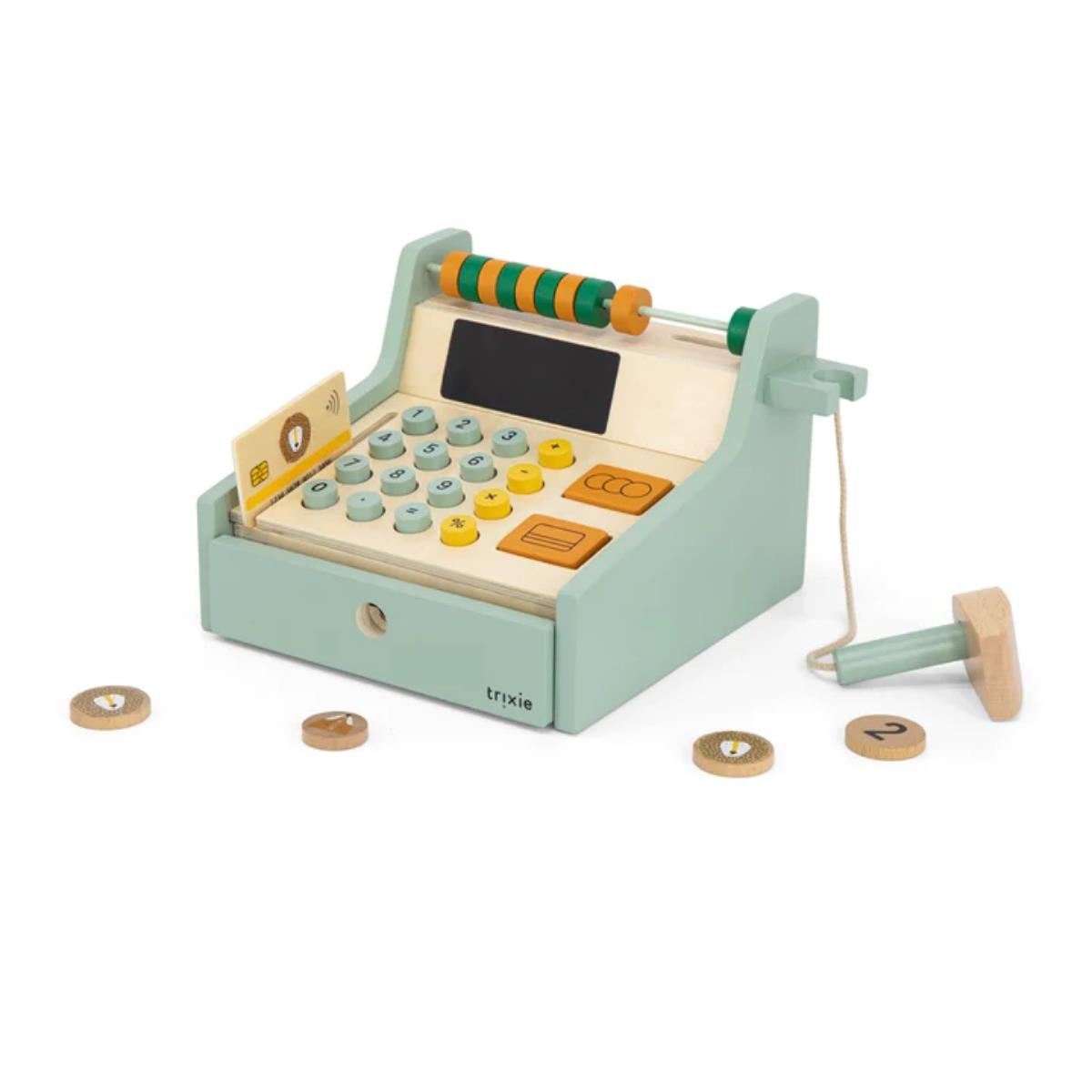 Trixie - Wooden Cash Register With Accessories - Ahşap Yazar Kasa