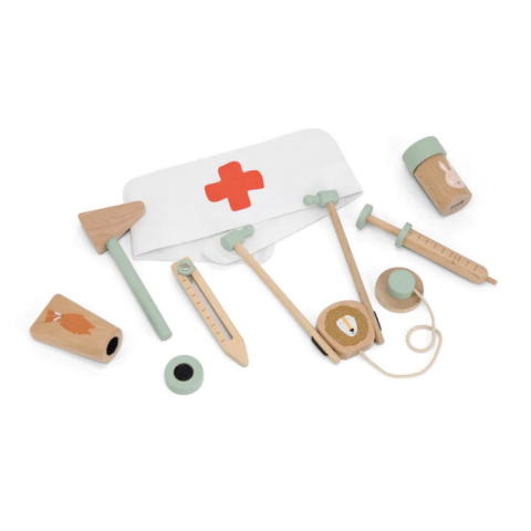 Trixie - Wooden toys - Tool Box - Ahşap Doktor Seti