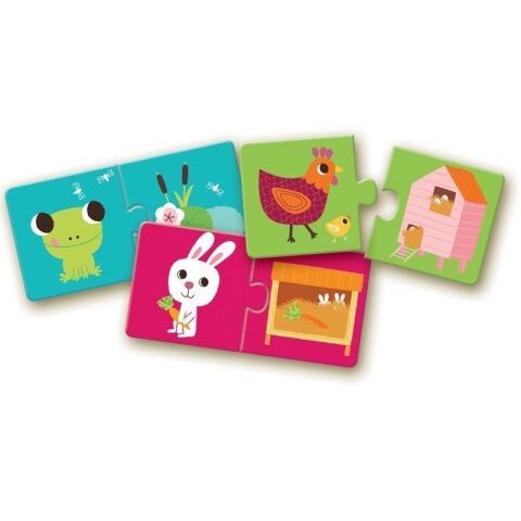 Djeco İkili Puzzle/ Duo Habitat