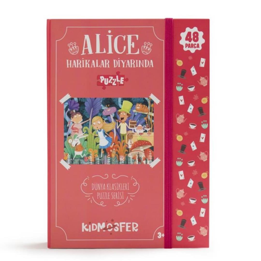 Kidmosfer Alice Harikalar Diyarında Puzzle (Yapboz) 48 Parça