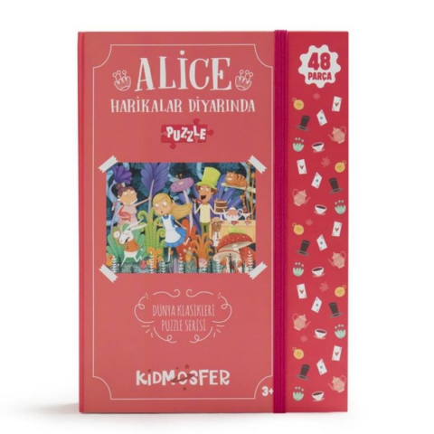 Kidmosfer Alice Harikalar Diyarında Puzzle (Yapboz) 48 Parça