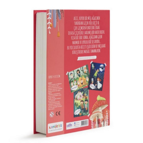 Kidmosfer Alice Harikalar Diyarında Puzzle (Yapboz) 48 Parça