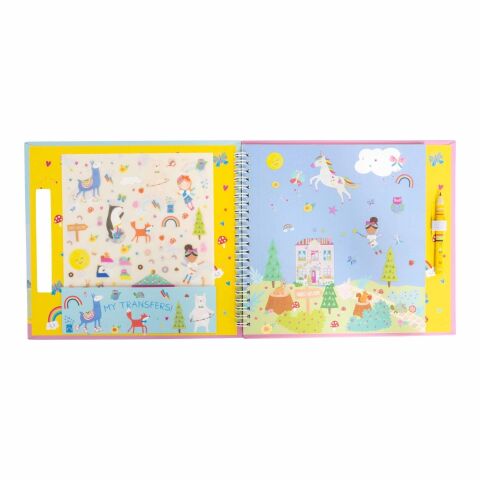 Floss & Rock Transfer Fun Aktivite Kitabı / Rainbow Fairy