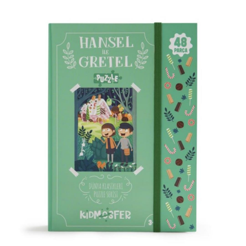 Kidmosfer Hansel ile Gretel Puzzle (Yapboz) 48 Parça