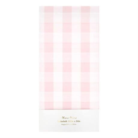 Meri Meri - Pembe Pötikare Kağıt Masa Örtüsü