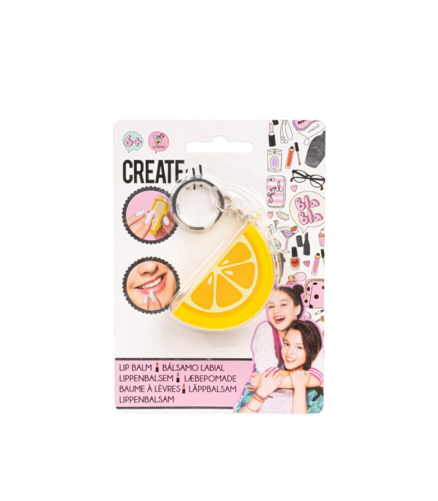 Create It Kokulu Dudak Balmı Anahtarlık - Limon
