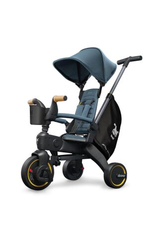 Doona Liki Trike Tek Parça Katlanır 3 Tekerlekli Bebek Bisikleti S5 - Ocean Blue
