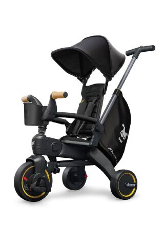 Doona Liki Trike Tek Parça Katlanır 3 Tekerlekli Bebek Bisikleti S5 - Nitro Black