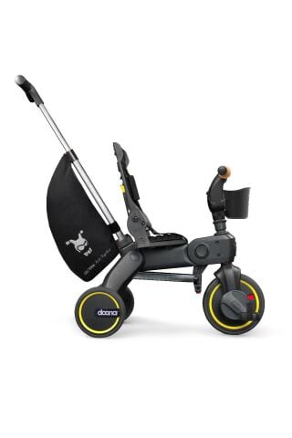 Doona Liki Trike Tek Parça Katlanır 3 Tekerlekli Bebek Bisikleti S5 - Nitro Black