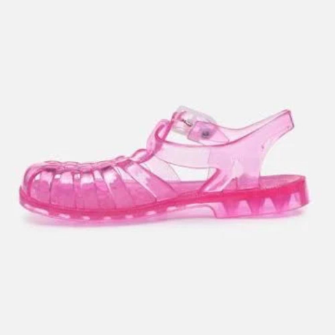 Meduse Sun Rose Pailette Sandals - Sandalet Şeffaf Pembe