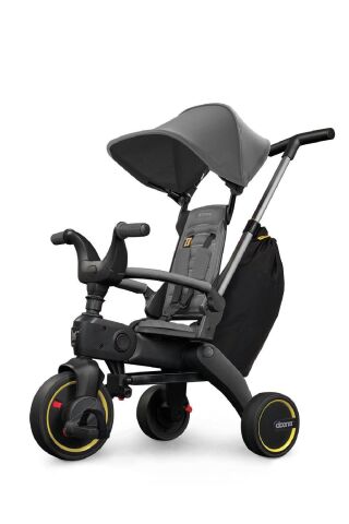 Doona Liki Trike Tek Parça Katlanır 3 Tekerlekli Bebek Bisikleti S3 - Hound Grey