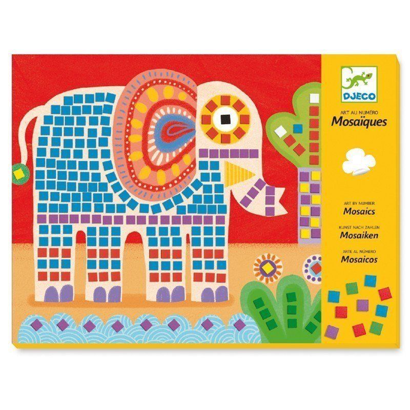 Djeco Mozaik Yapıştırma / Elephant & Snail