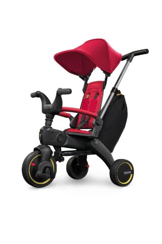 Doona Liki Trike Tek Parça Katlanır 3 Tekerlekli Bebek Bisikleti S3 - Flame Red