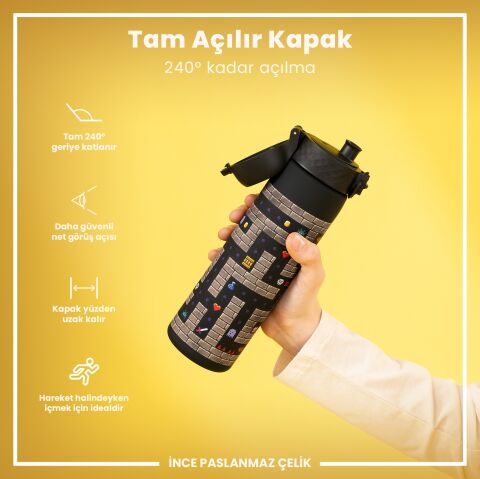 Ion8 - İnce Suluk - Oyuncu - 500 ml - Sızdırmaz - BPA İçermeyen