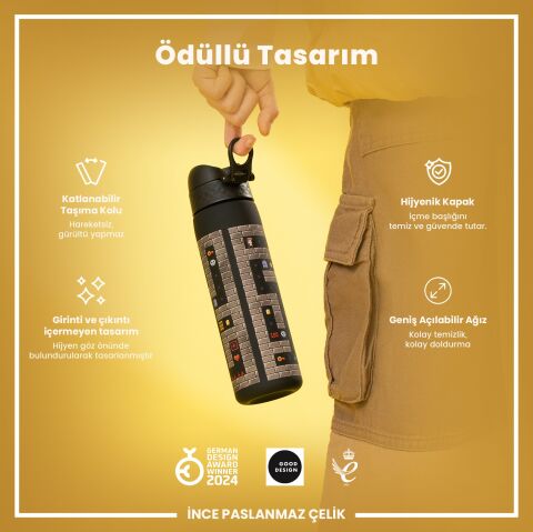 Ion8 - İnce Suluk - Oyuncu - 500 ml - Sızdırmaz - BPA İçermeyen