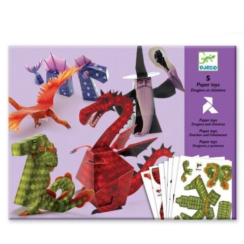 Djeco Kağıt Oyuncaklar / Dragons And Chimeras