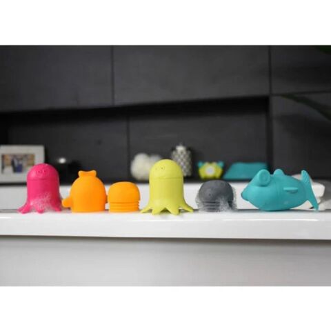 Bblüv Büddies Karıştır ve Eşleştir Silikon Banyo Oyuncakları