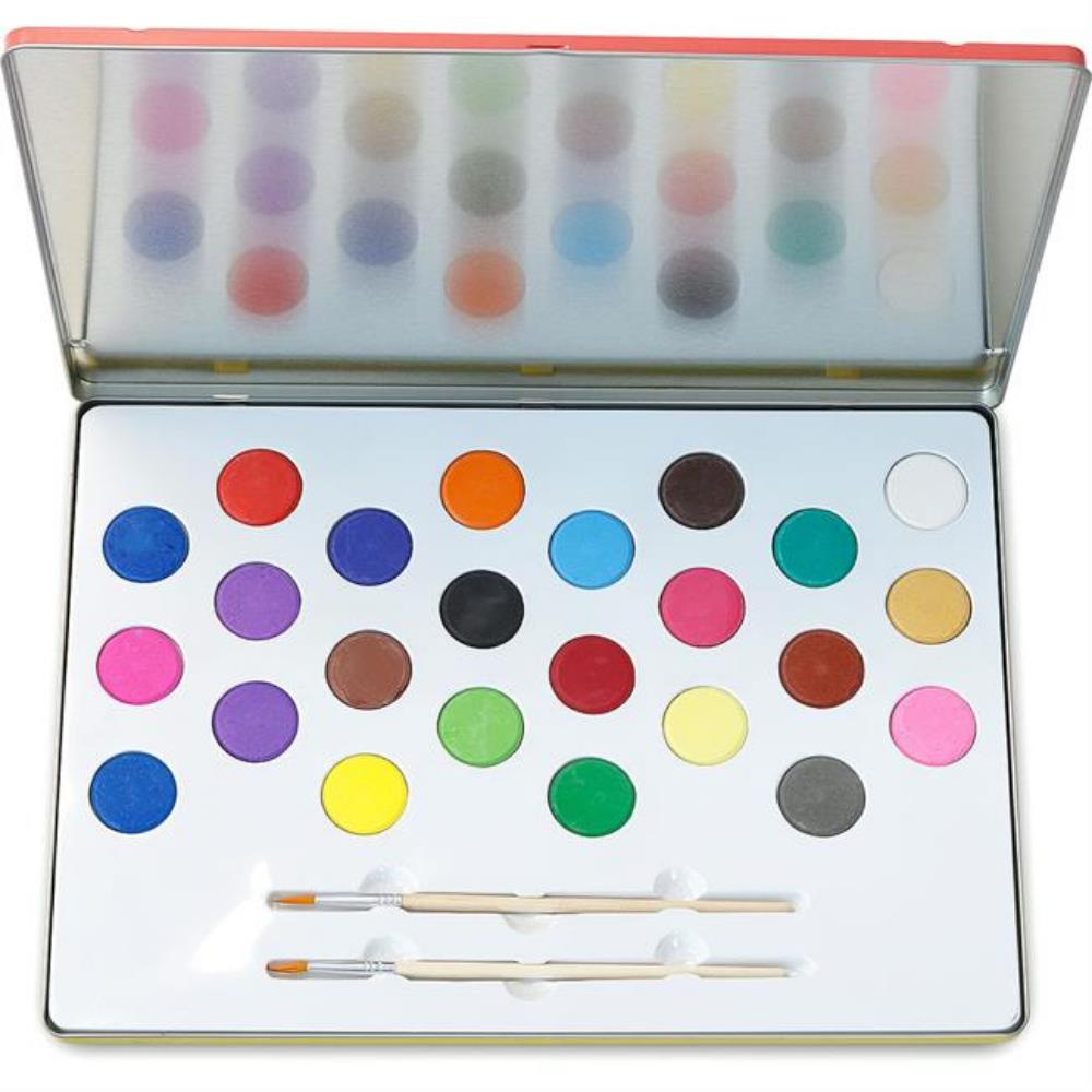 Vilac - King's Color Large Painting Set - Kral'ın Renkleri Büyük Boy Sulu Boya Seti 24'lü