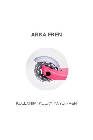 SmarTrike T1 3’ü 1 Arada Oturaklı ve Çantalı Çocuk Scooterı (15 Ay - 5 Yaş) - Pink