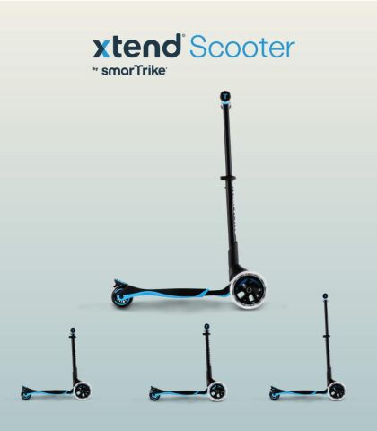 SmarTrike Xtend 3 Aşamalı (3-12 Yaş) Büyüyebilen Çocuk Scooterı - Blue