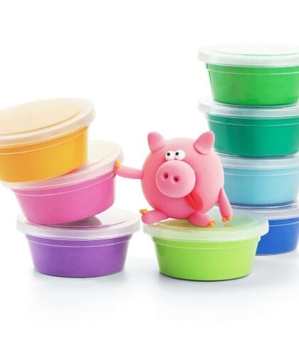 Hey Clay Yaratıcı Kil Seti - Cow, Doggie, Sheep