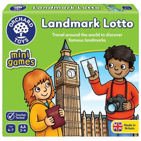 Orchard Toys Landmark Lotto 4+Yaş Tombala Oyunu