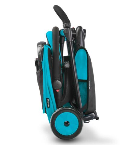 SmarTrike STR3 Plus 5’i 1 Arada Modüler Katlanabilir Bebek Arabası ve Üç Tekerlekli Bebek Bisikleti - Blue