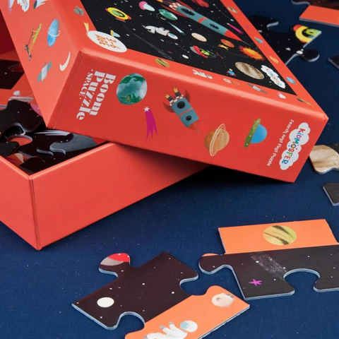 Kidmosfer Ara-Bul Puzzle (Yapboz) - Uzay Macerası 35 Parça