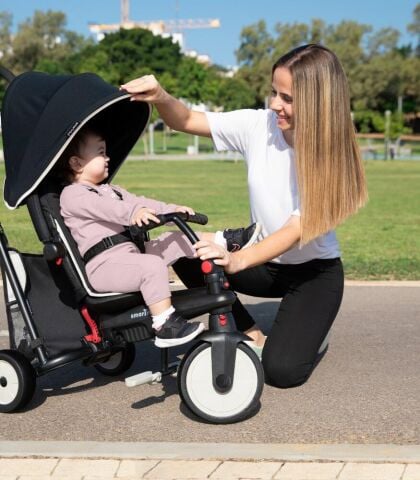 SmarTrike STR3 Plus Bebek Bisikleti - Black