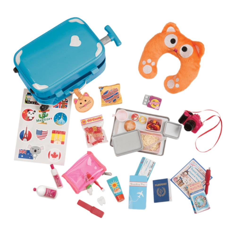 Our Generation Valiz Seti - Mavi / Well Traveled Luggage Set