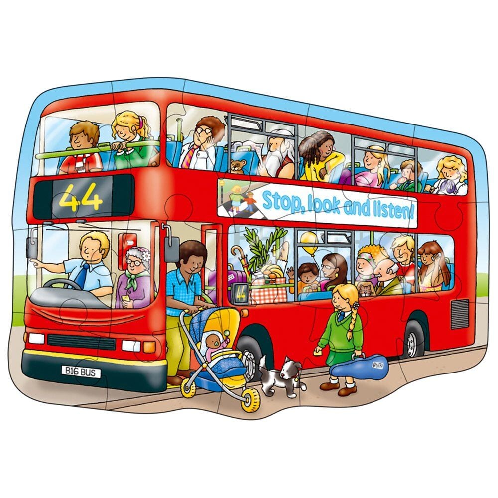 Orchard Toys Büyük Kırmızı Otobüs (Big Red Bus Puzzle) 2+Yaş