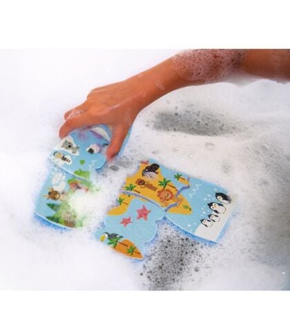 Janod Suya Dayanıklı 28 Parça Puzzle - Dünya Haritası