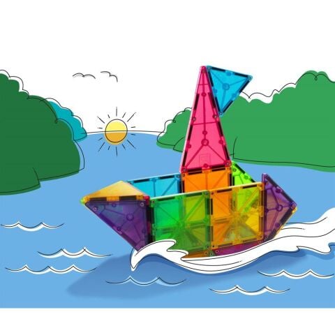 Magna-Tiles Clear Colors 32 Parça