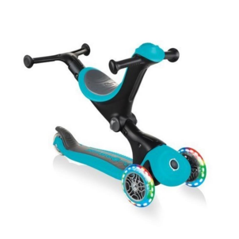 Globber Scooter / Go Up Deluxe Işıklı Teker / Deniz Mavisi