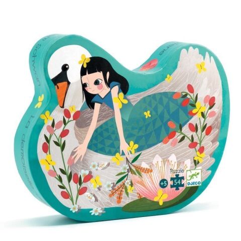 Djeco Dekoratif Puzzle 54 Parça / The Lady With The Swan