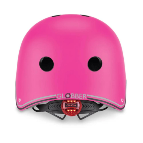 Globber Işıklı Kask - Pembe