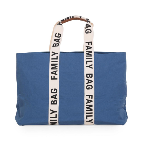 Childhome Family Bag Signature Kanvas Çanta // Indigo