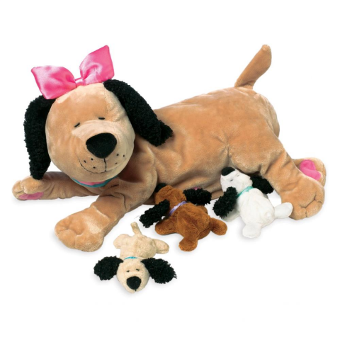 Manhattan Toy Nana ve Yavruları / Nursing Nana Dog