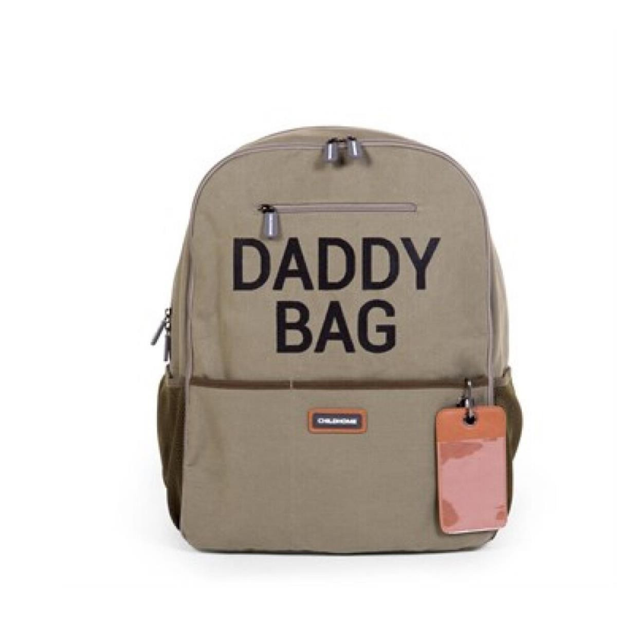 Childhome Daddy Bag Sırt Çantası Kanvas // Haki