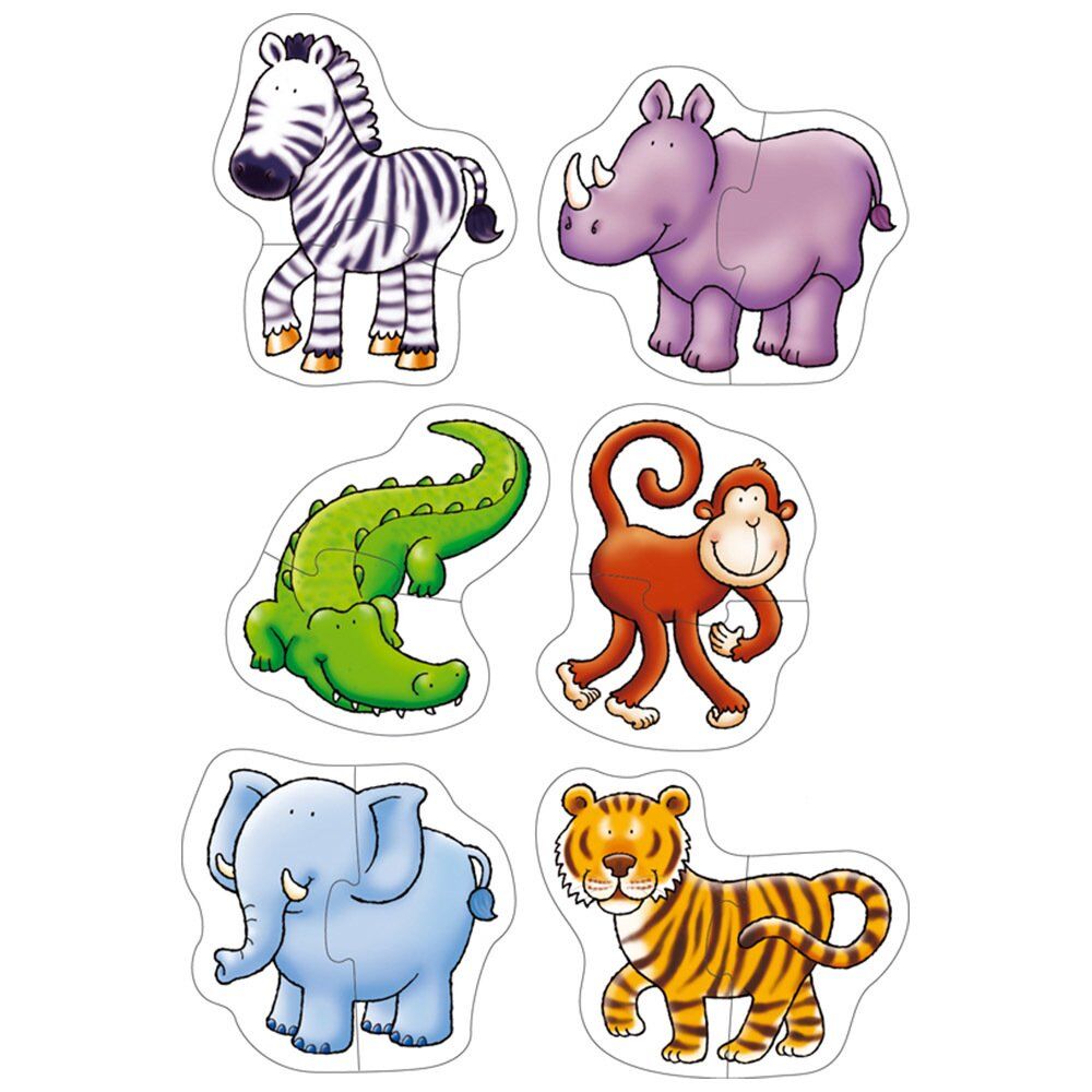 Orchard Toys Kafalar ve Kuyruklar (Jungle Heads & Tails Puzzle)
