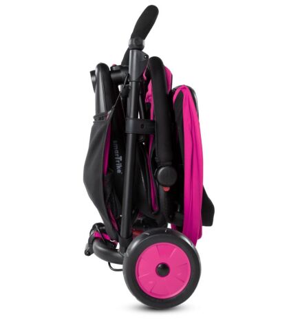SmarTrike STR3 Plus 5’i 1 Arada Modüler Katlanabilir Bebek Arabası ve Üç Tekerlekli Bebek Bisikleti - Pink
