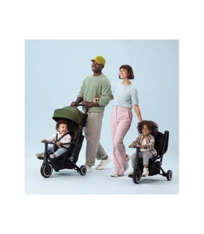 SmarTrike Traveler Hepsi Bir Arada Aktif Kabin Boy Bebek Arabası ve Bisiklet (6 Ay – 4 Yaş) - Onyx Black (Yeni Doğan Yatağı Hediye)