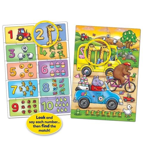 Orchard Toys Bak ve Bul Sayılar (Look&Find Puzzle - Number) 3+Yaş