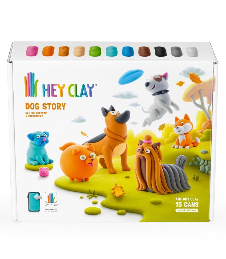 Hey Clay Yaratıcı Kil Seti - Dog Story