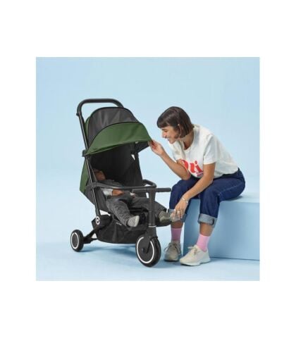 SmarTrike Traveler Hepsi Bir Arada Aktif Kabin Boy Bebek Arabası ve Bisiklet (6 Ay – 4 Yaş) - Midnight Blue