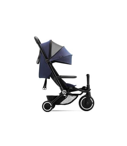 SmarTrike Traveler Hepsi Bir Arada Aktif Kabin Boy Bebek Arabası ve Bisiklet (6 Ay – 4 Yaş) - Midnight Blue