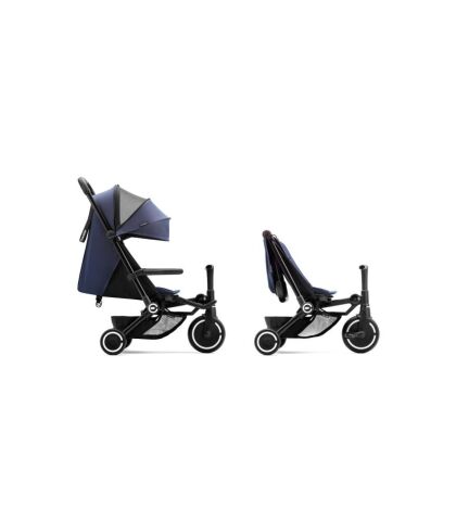 SmarTrike Traveler Hepsi Bir Arada Aktif Kabin Boy Bebek Arabası ve Bisiklet (6 Ay – 4 Yaş) - Midnight Blue