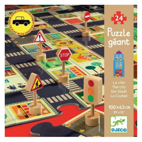Djeco Dev Puzzle 24 Parça / The City