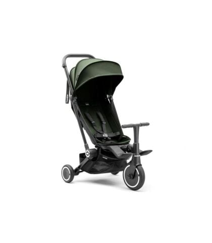 SmarTrike Traveler Hepsi Bir Arada Aktif Kabin Boy Bebek Arabası ve Bisiklet (6 Ay – 4 Yaş) - Forest Green (Yeni Doğan Yatağı Hediye)